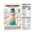 Premier protein shake 30g de proteína 12 pzs de 11.5oz sfn Cake batter delight