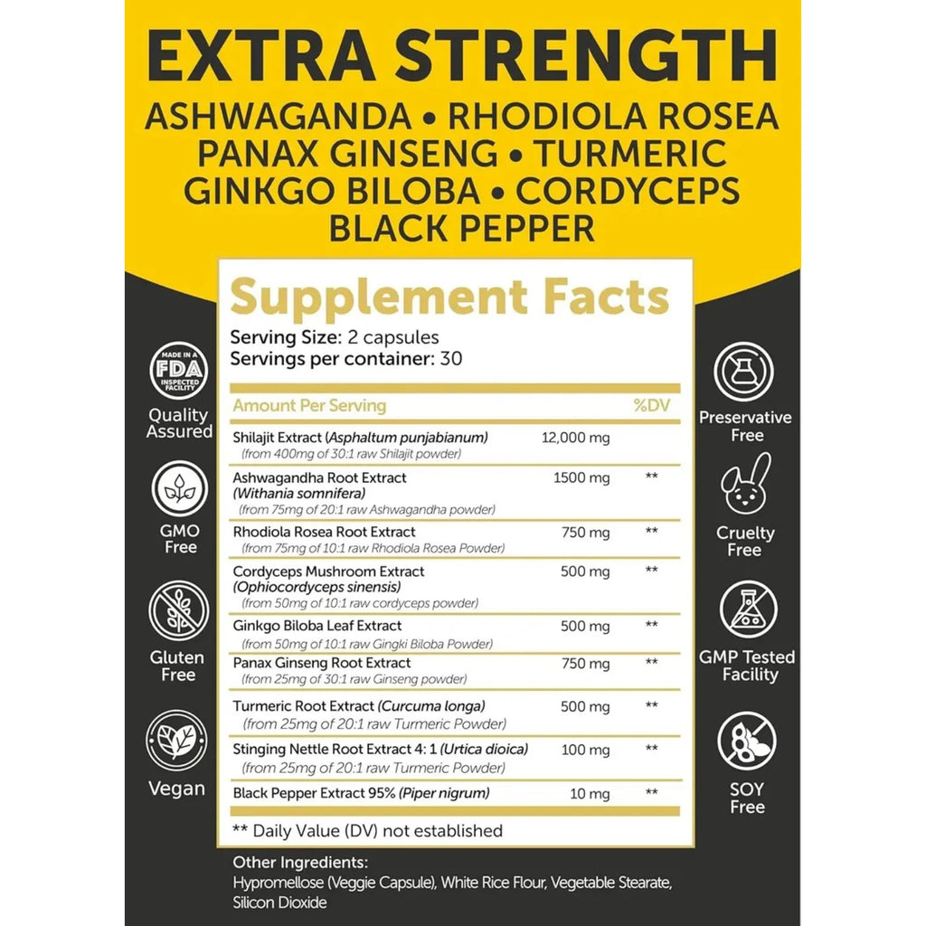 Lunakai Shilajit Capsules 60 sfn