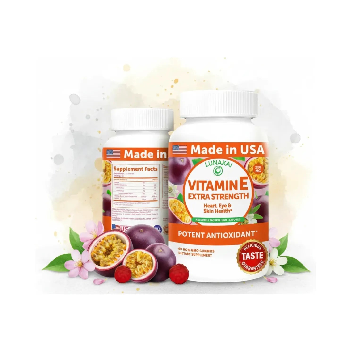 Lunakai Vitamin E Gummy 60 gomitas sfn
