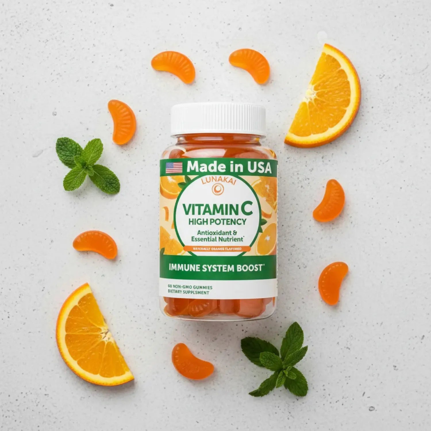 Lunakai Vitamin C Gummy 60 gomitas sfn