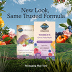 Garden of Life Organics Multivitamínico para Mujer 30 Tabletas | Fórmula de alimentos integrales | Vitaminas y minerales para energía y bienestar | 1 tableta al día | Suplemento alimenticio