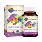 Garden of Life Organics Multivitamínico para Mujer 30 Tabletas | Fórmula de alimentos integrales | Vitaminas y minerales para energía y bienestar | 1 tableta al día | Suplemento alimenticio