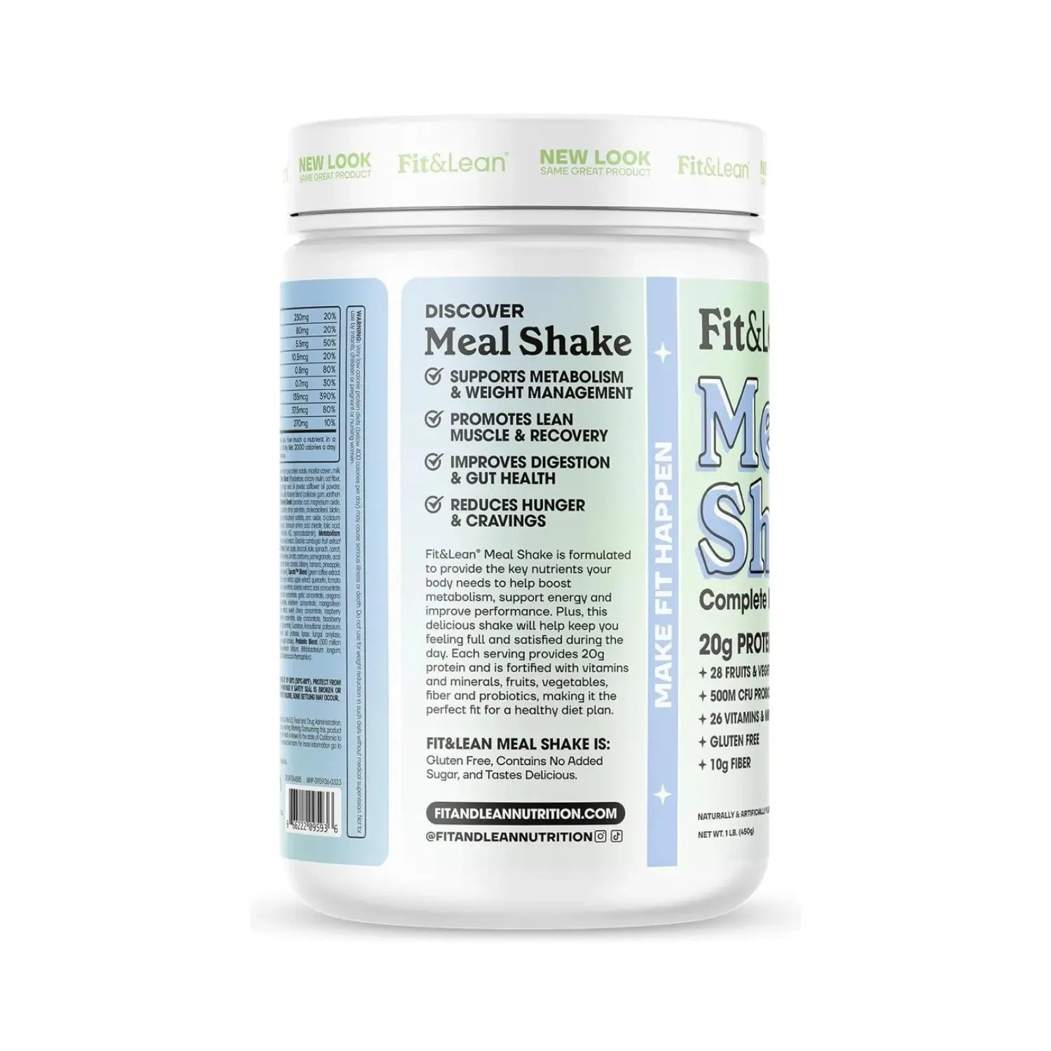 Fit & Lean Meal Shake 10 servs sfn Strawberry Short Cake