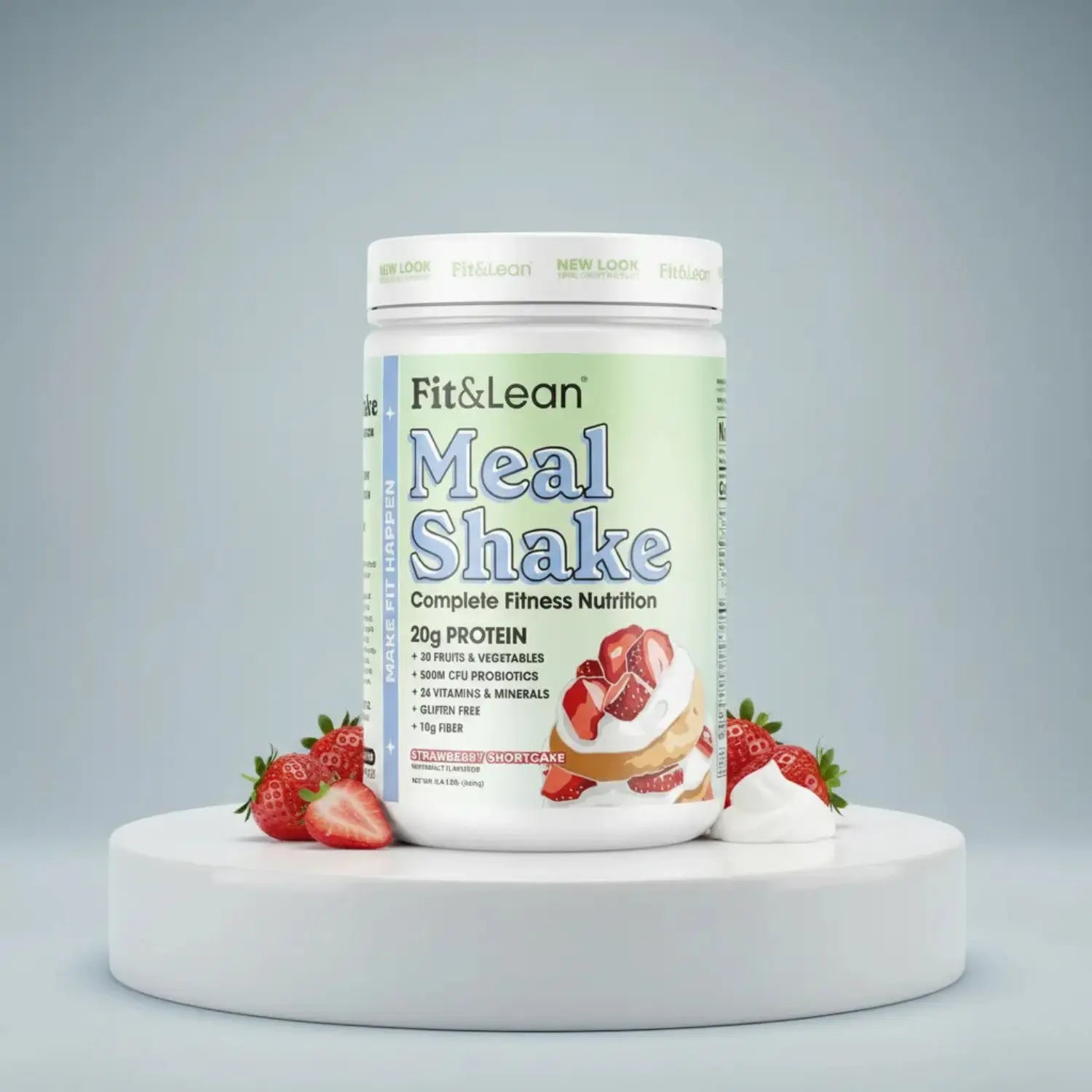 Fit & Lean Meal Shake 10 servs sfn Strawberry Short Cake