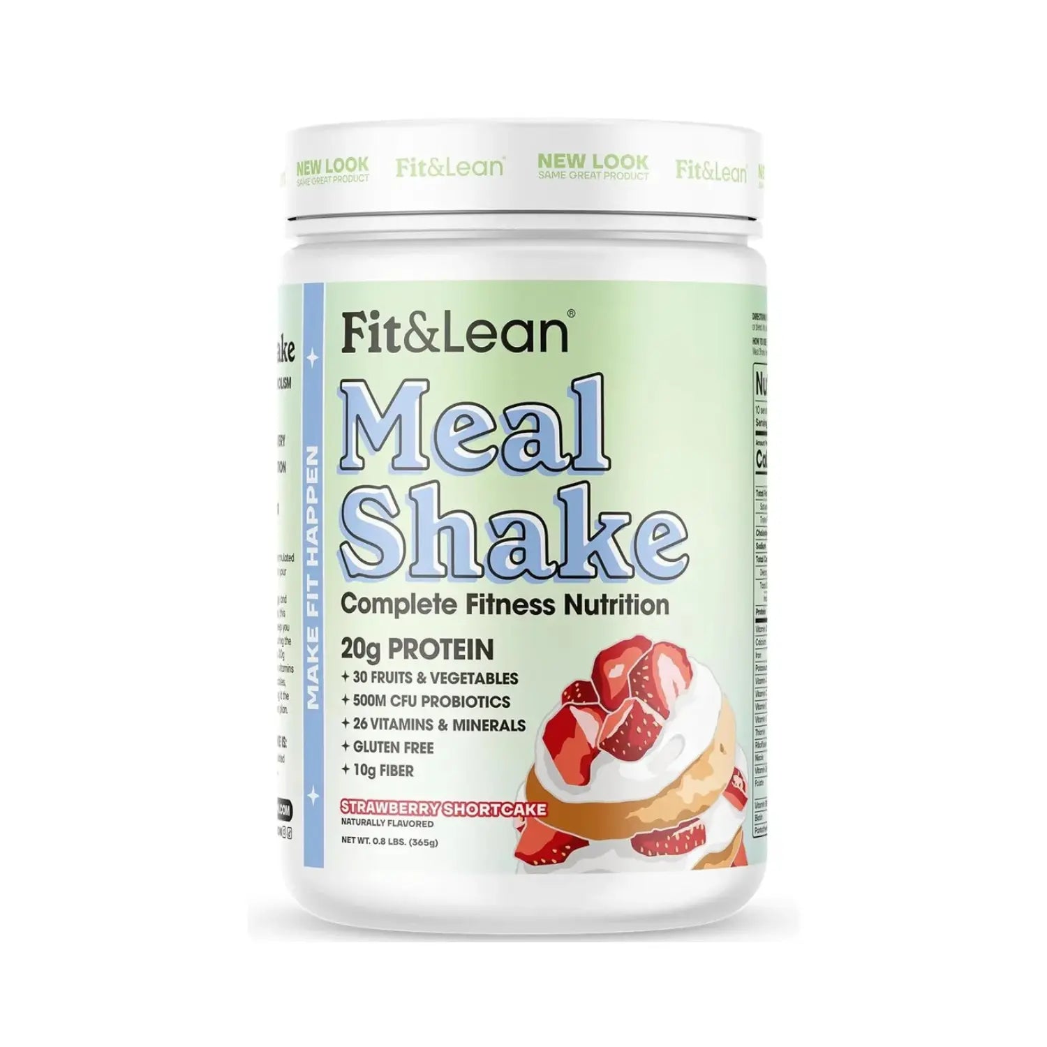 Fit & Lean Meal Shake 10 servs sfn Strawberry Short Cake