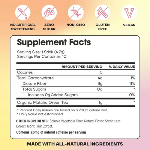 Fit & Lean Matcha Amore 30 servs sfn peach