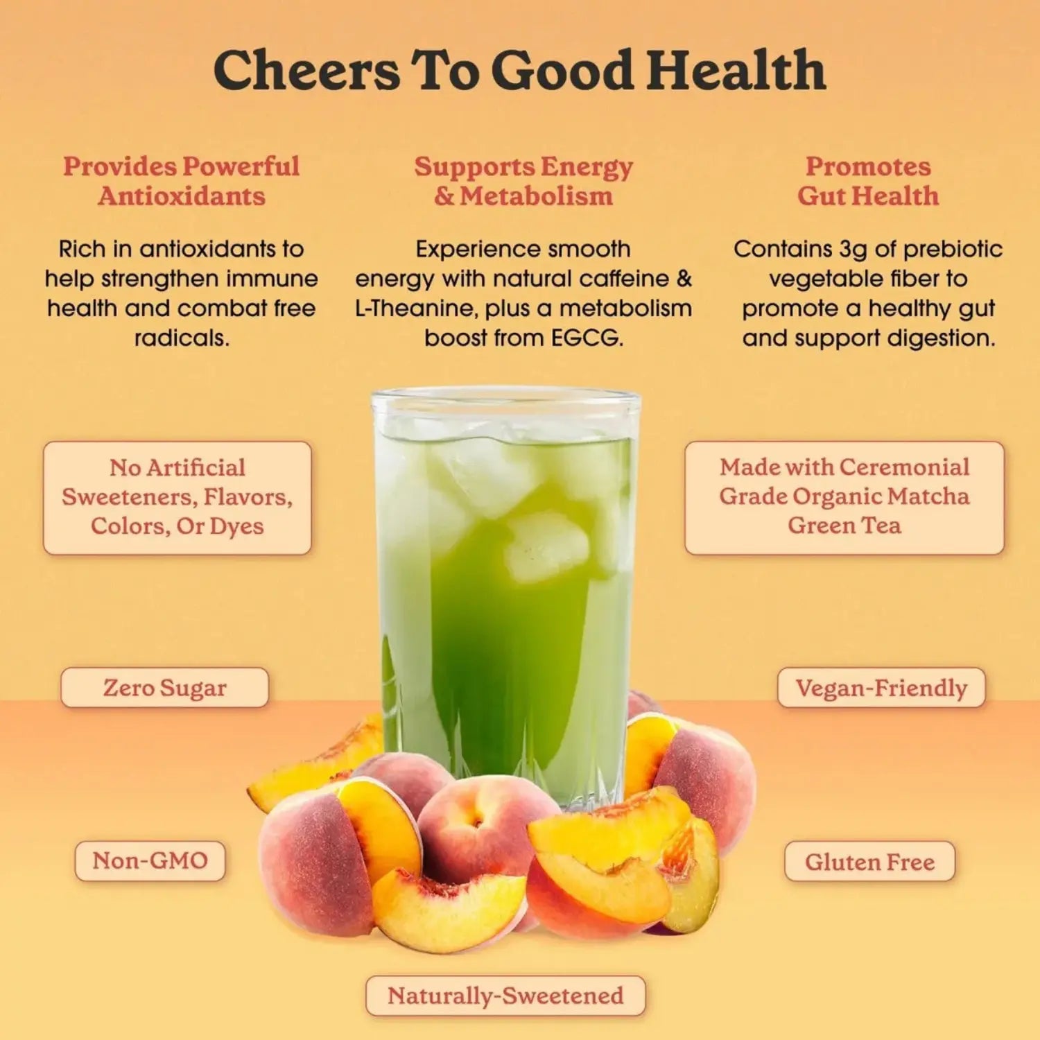 Fit & Lean Matcha Amore 30 servs sfn peach