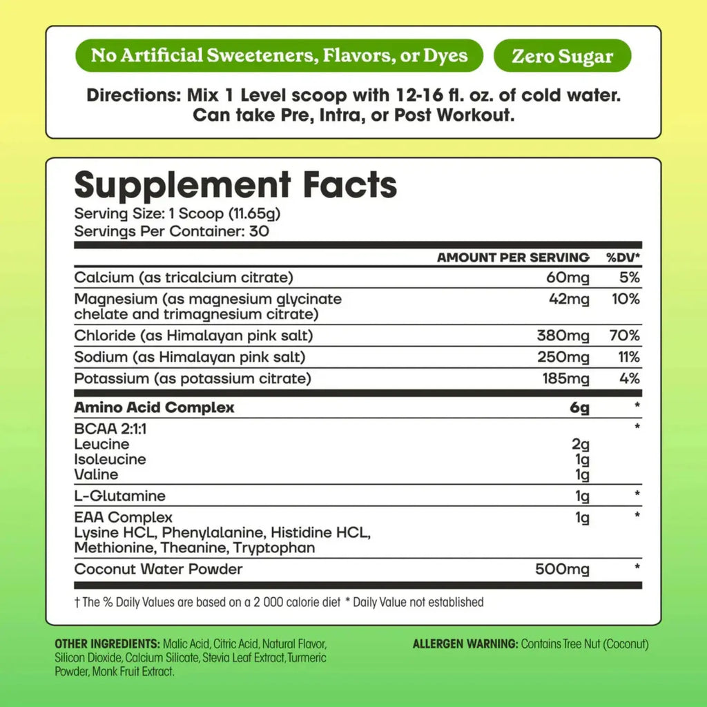 Fit & Lean Amino Hydration 30 servs sfn Citrus Lime