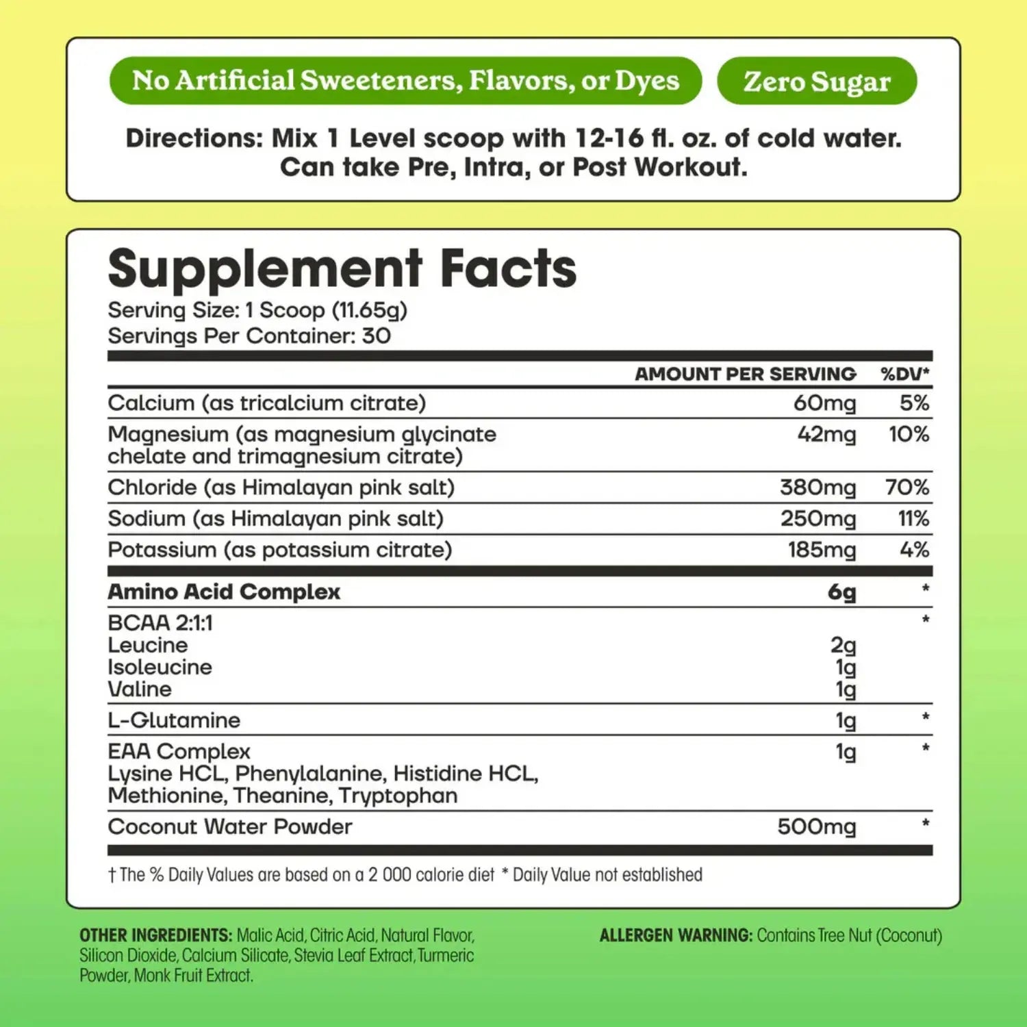 Fit & Lean Amino Hydration 30 servs sfn Citrus Lime
