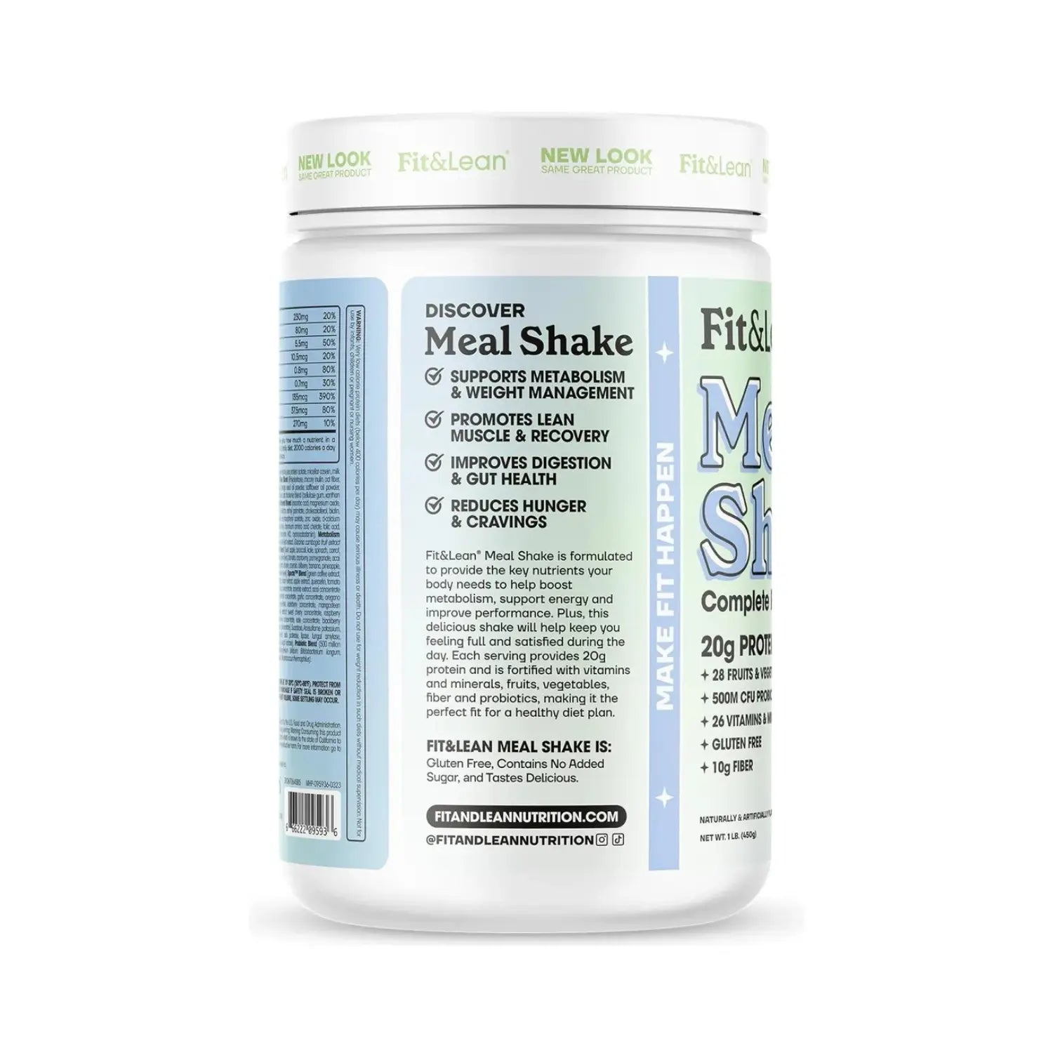 Fit & Lean Meal Shake 10 servs sfn Chocolate