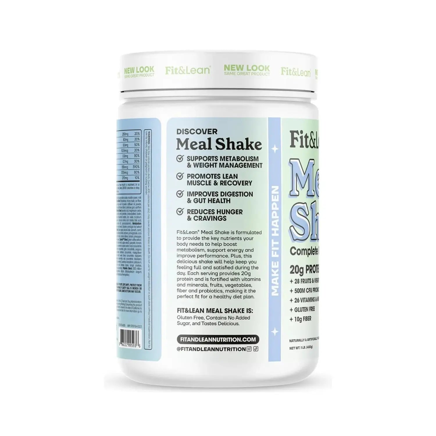 Fit & Lean Meal Shake 10 servs sfn Vanilla Iice cream