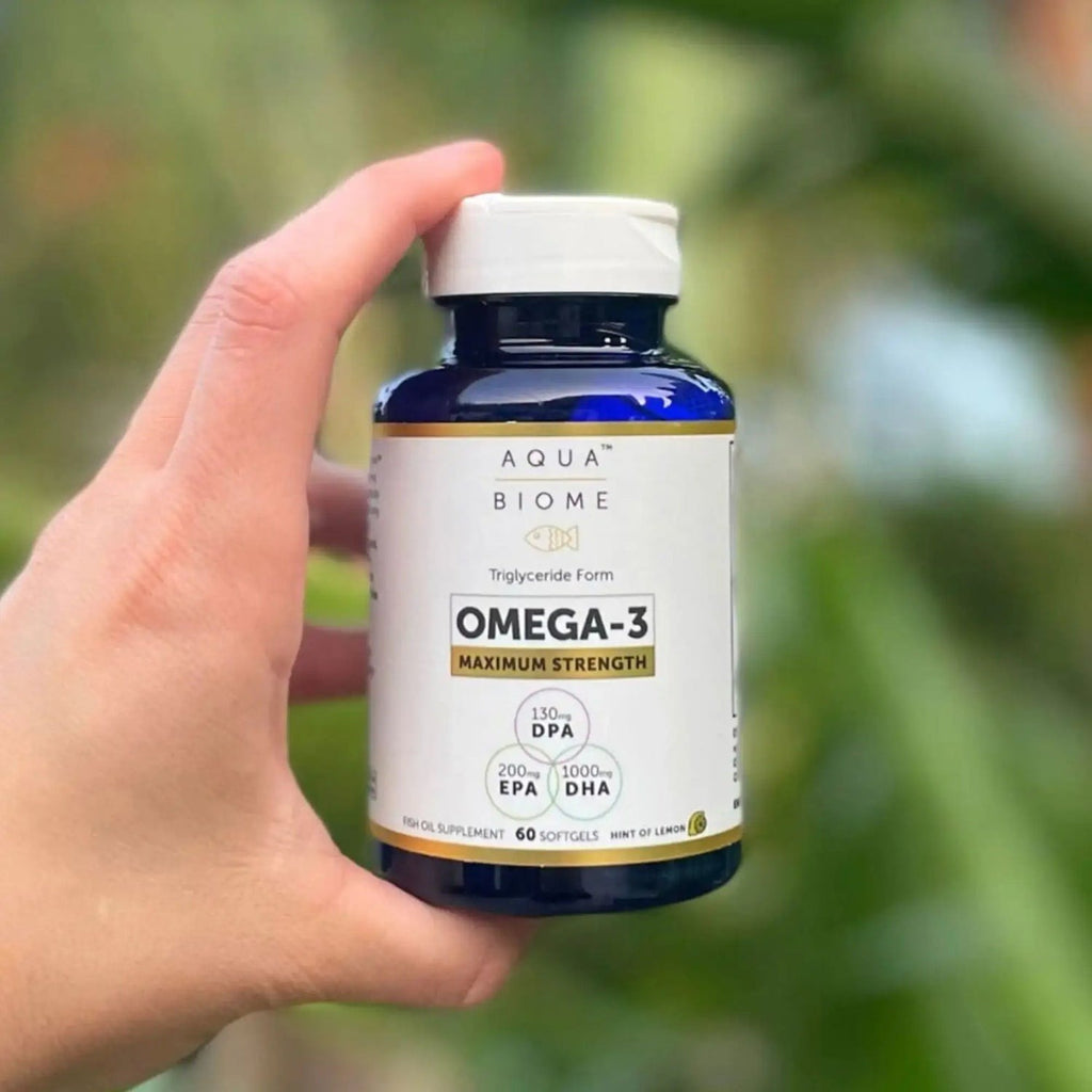 Enzymedica Aqua Biome Maximum Strength Omega 3 60 Cápsulas Blandas