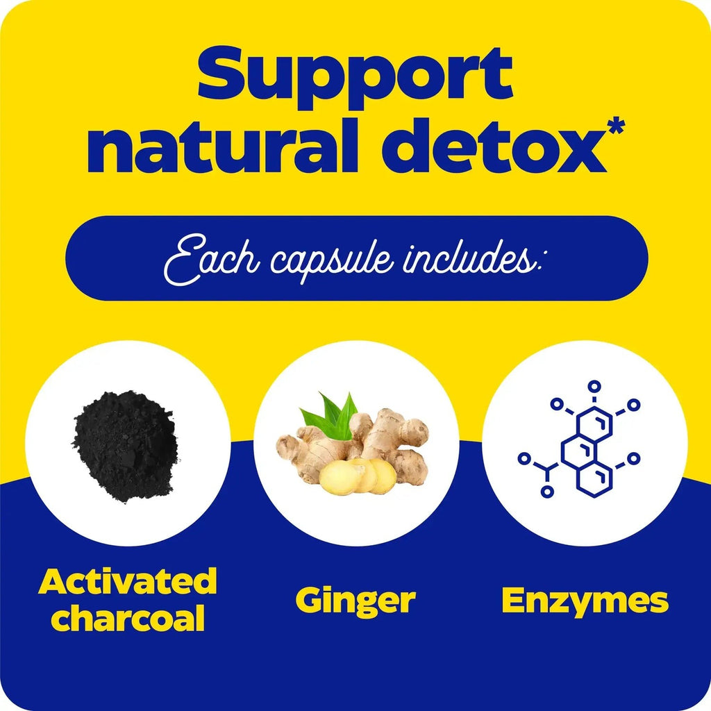 Enzymedica Carbón Activado 60 Cápsulas Vegetales