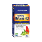 Enzymedica Betaína HCl 60 Cápsulas Vegetales