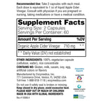 Enzymedica Vinagre de Manzana 60 Cápsulas Vegetales