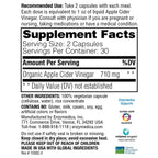 Enzymedica Vinagre de Manzana 120 Cápsulas Vegetales