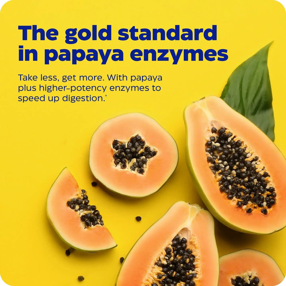 Enzymedica Papaya Gold 60 Tabletas Masticables Papaya y Menta