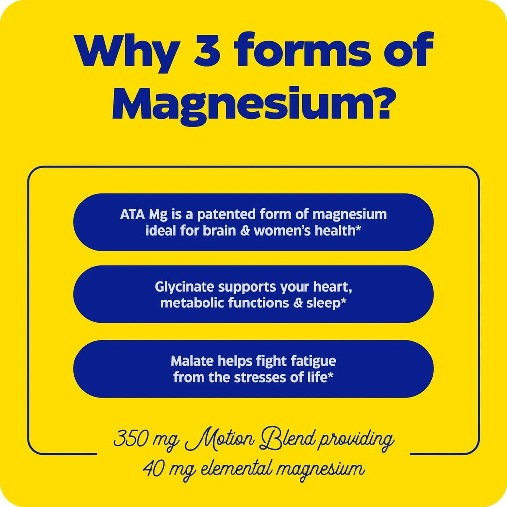 Enzymedica Magnesium Motion 120 Cápsulas Vegetales