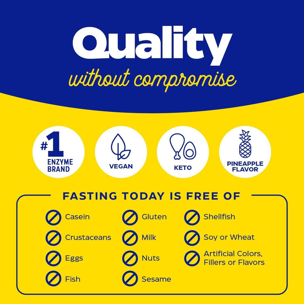 Enzymedica Fasting Today Electrolitos y Aminoácidos Polvo 24 Porciones Tropical