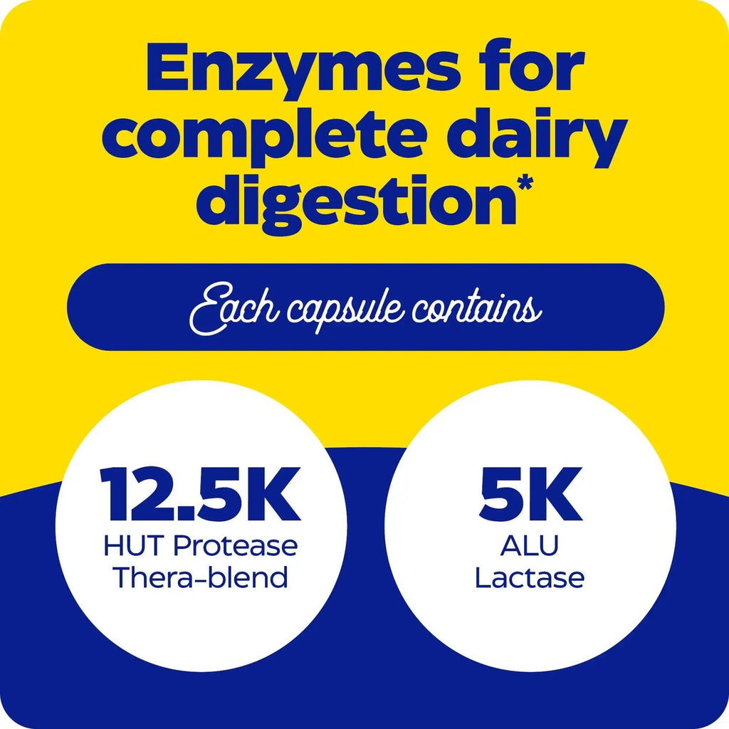 Enzymedica DairyAssist 60 Tabletas Masticables Vainilla