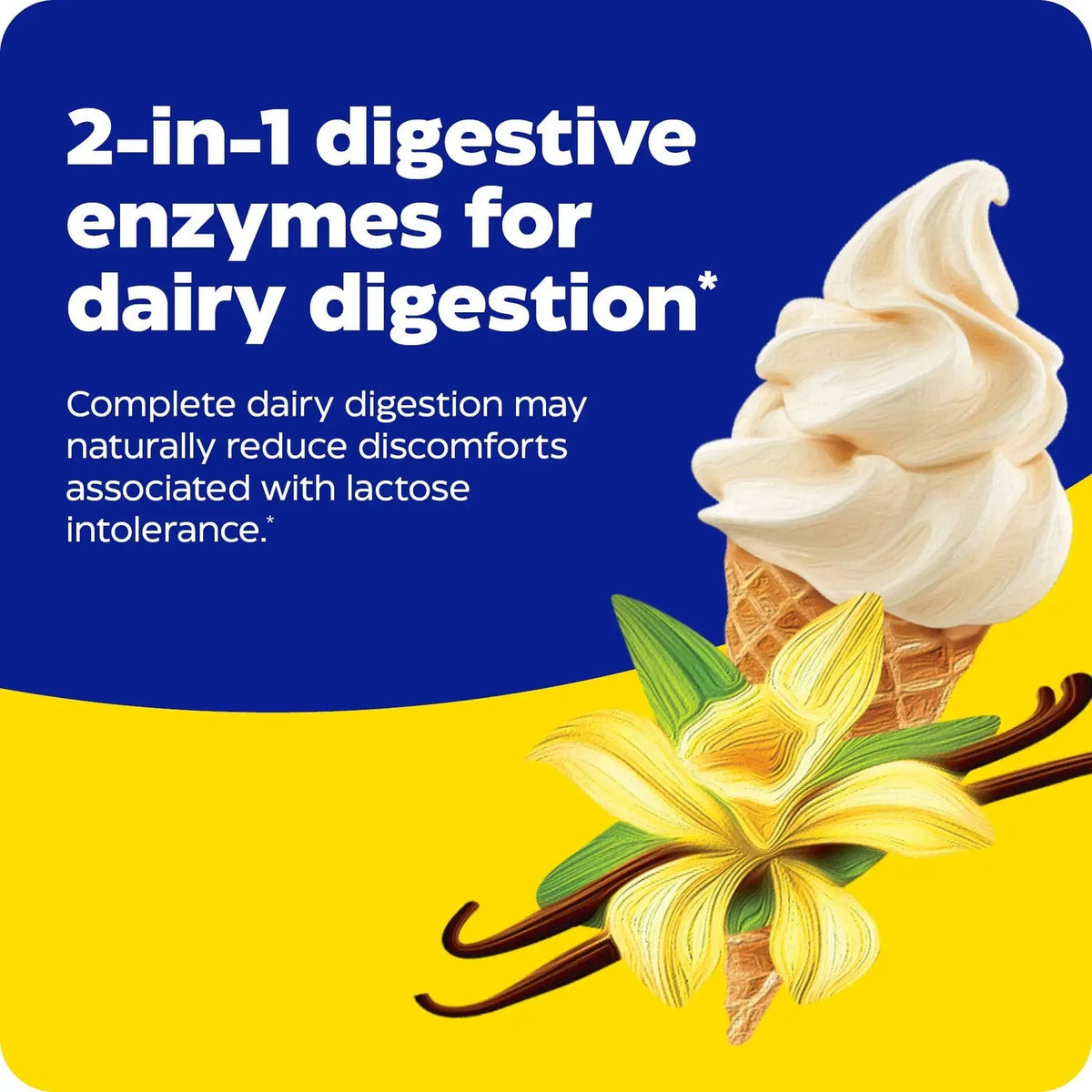 Enzymedica DairyAssist 60 Tabletas Masticables Vainilla