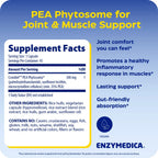 Enzymedica Joint & Muscle PEA Phytosome 300 mg 45 Cápsulas Vegetales