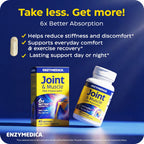 Enzymedica Joint & Muscle PEA Phytosome 300 mg 45 Cápsulas Vegetales