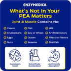 Enzymedica Joint & Muscle PEA Phytosome 300 mg 45 Cápsulas Vegetales