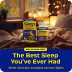 Enzymedica Sleep & Stress Lemon Balm Phytosome Toronjil 200 mg 60 Cápsulas Vegetales