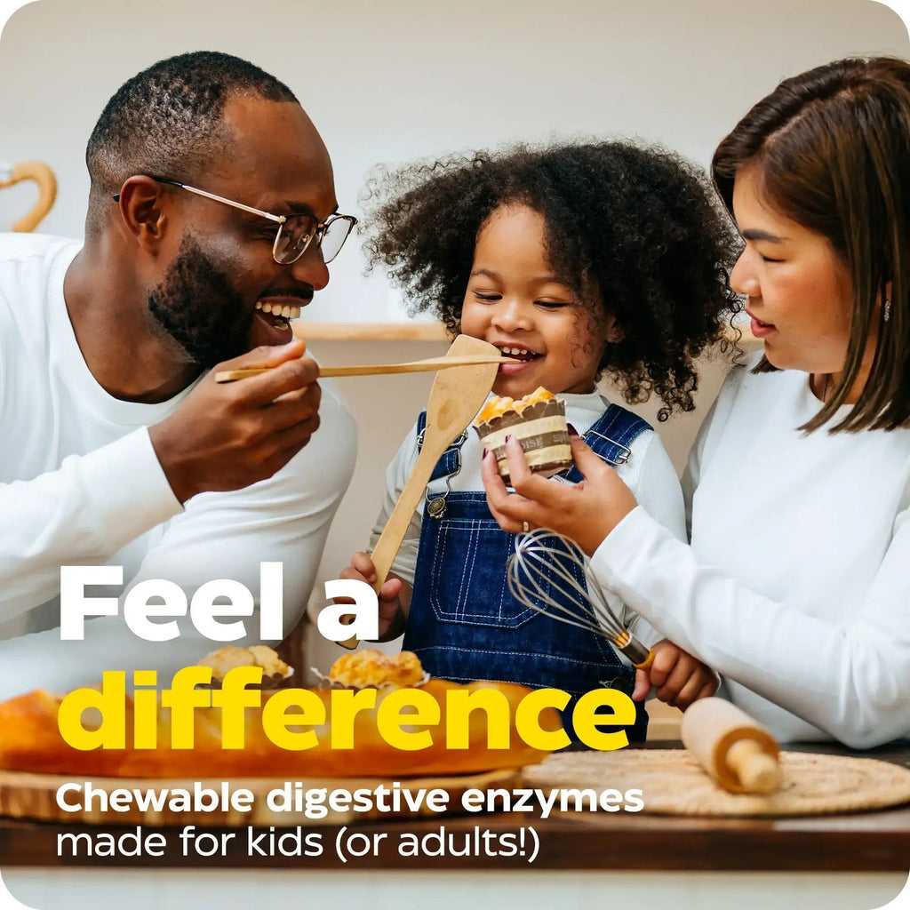 Enzymedica Kids Digest Enzimas Digestivas para Niños 90 Tabletas Masticables Ponche de Frutas