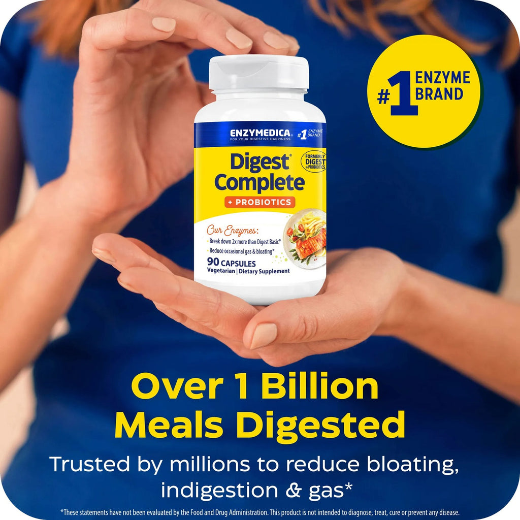 Enzymedica Digest Complete con Probióticos 30 Cápsulas Vegetales