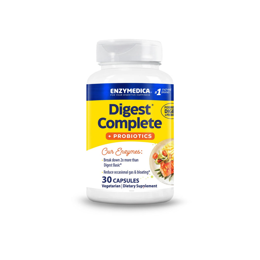 Enzymedica Digest Complete con Probióticos 30 Cápsulas Vegetales