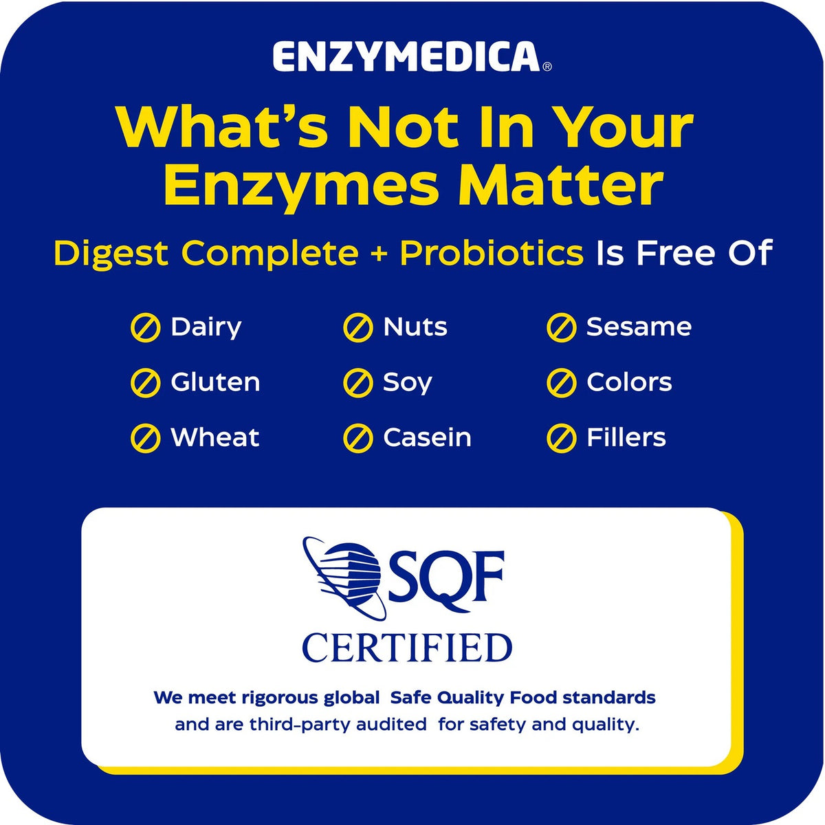 Enzymedica Digest Complete con Probióticos 90 Cápsulas Vegetales