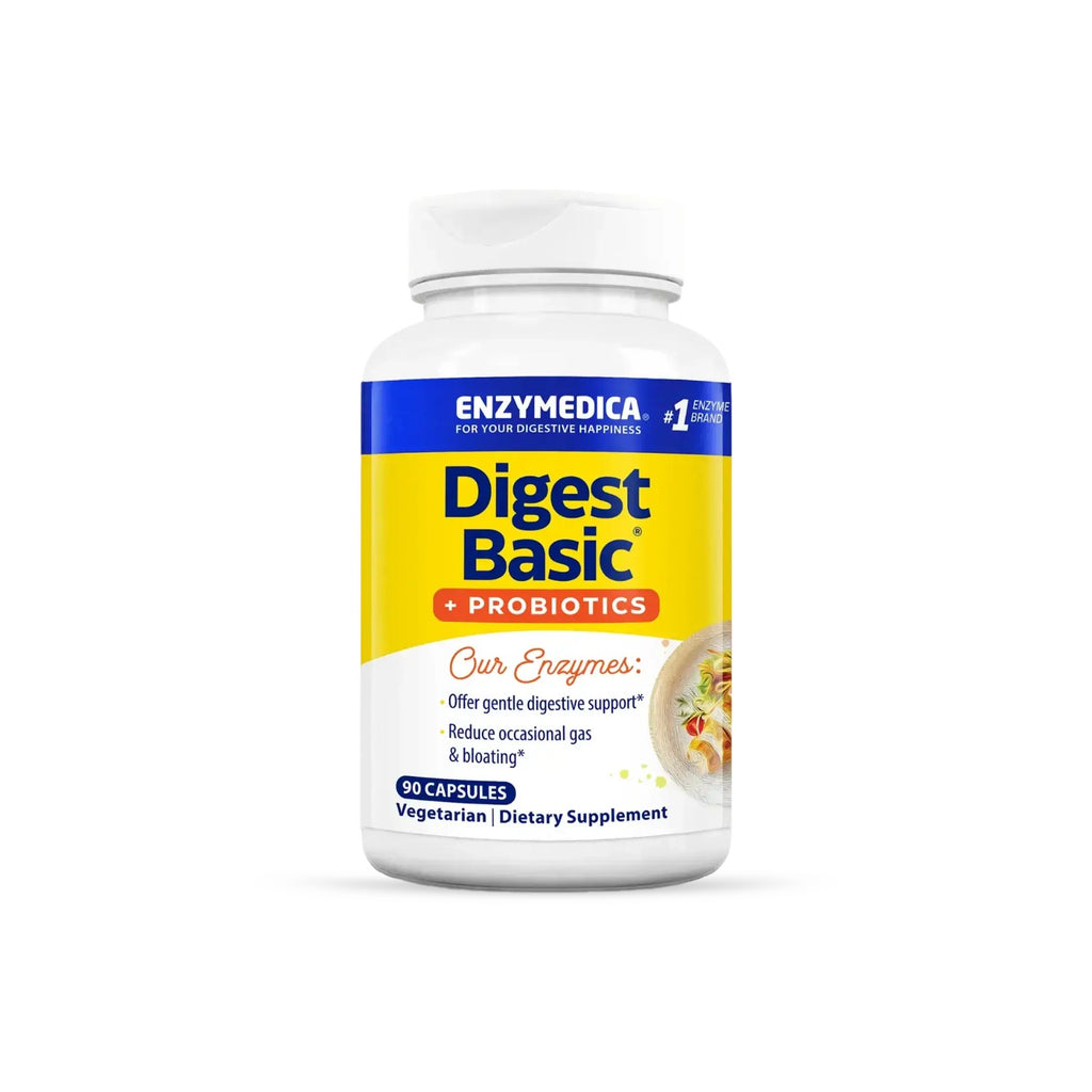Enzymedica Digest Basic con Probióticos 90 Cápsulas Vegetales