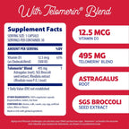 Enzymedica Telomere Plus 30 Cápsulas Vegetales
