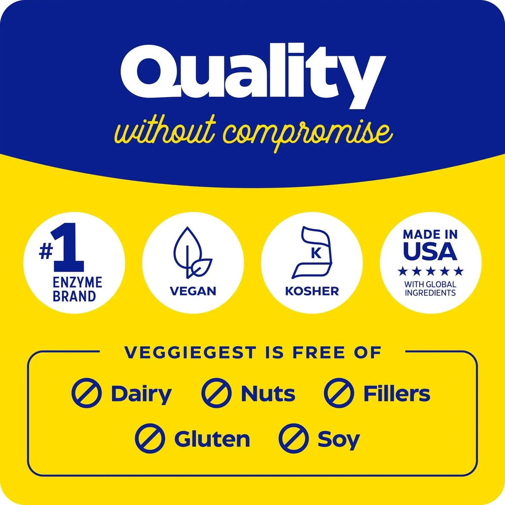 Enzymedica VeggieGest 60 Cápsulas Vegetales