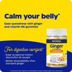 Enzymedica Jengibre y Vitamina B6 60 Gomitas Sabor Limón