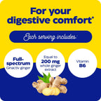 Enzymedica Jengibre y Vitamina B6 60 Gomitas Sabor Limón