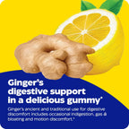 Enzymedica Jengibre y Vitamina B6 60 Gomitas Sabor Limón
