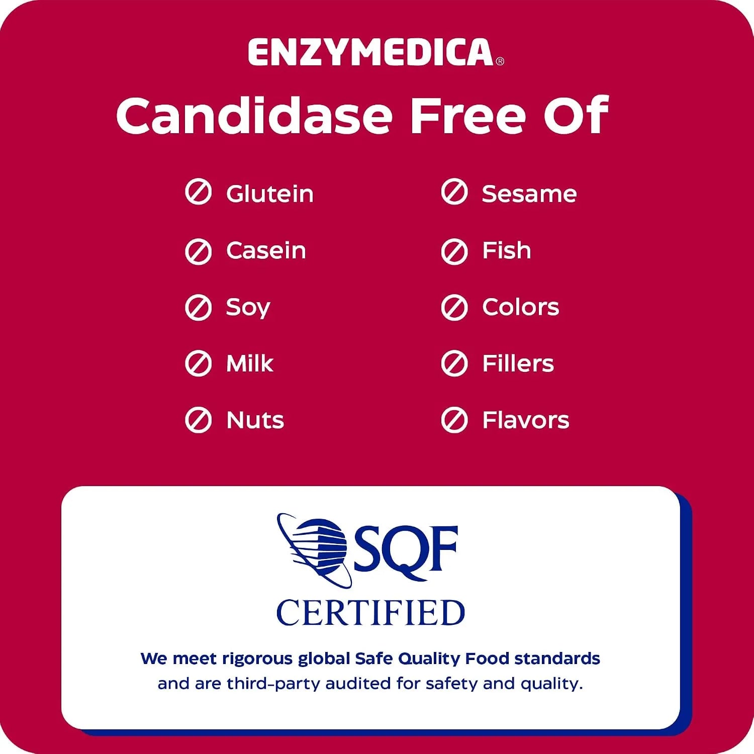 Enzymedica Candidase, enzimas digestivas para una limpieza suave, salud intestinal y digestión, 42 unidades