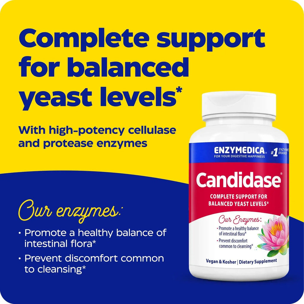 Enzymedica Candidase 84 Cápsulas Vegetales