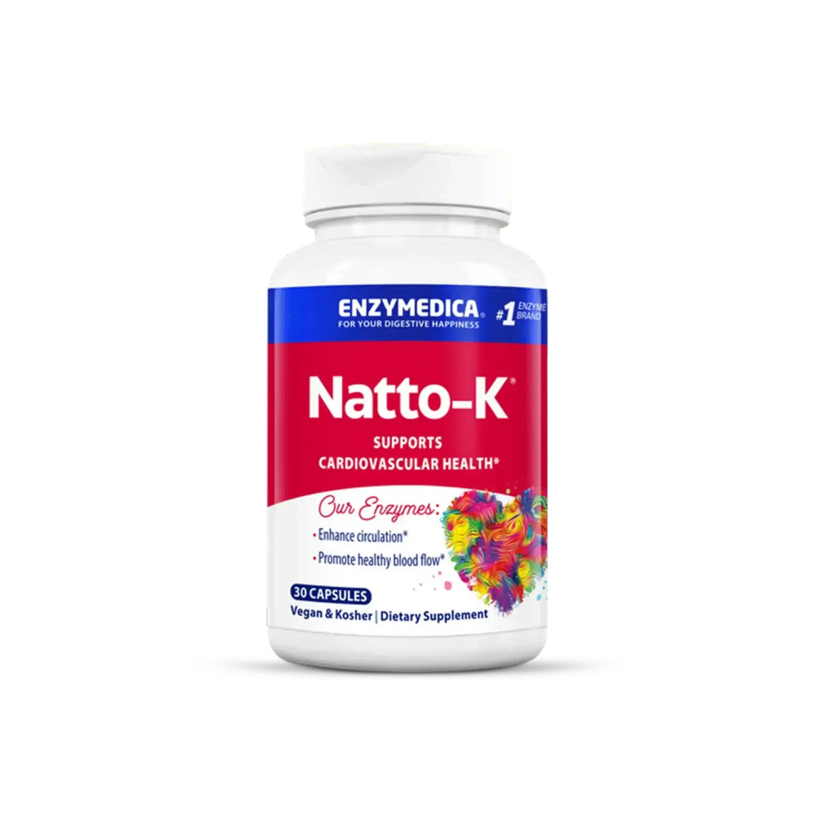 Enzymedica Natto-K 30 Cápsulas Vegetales