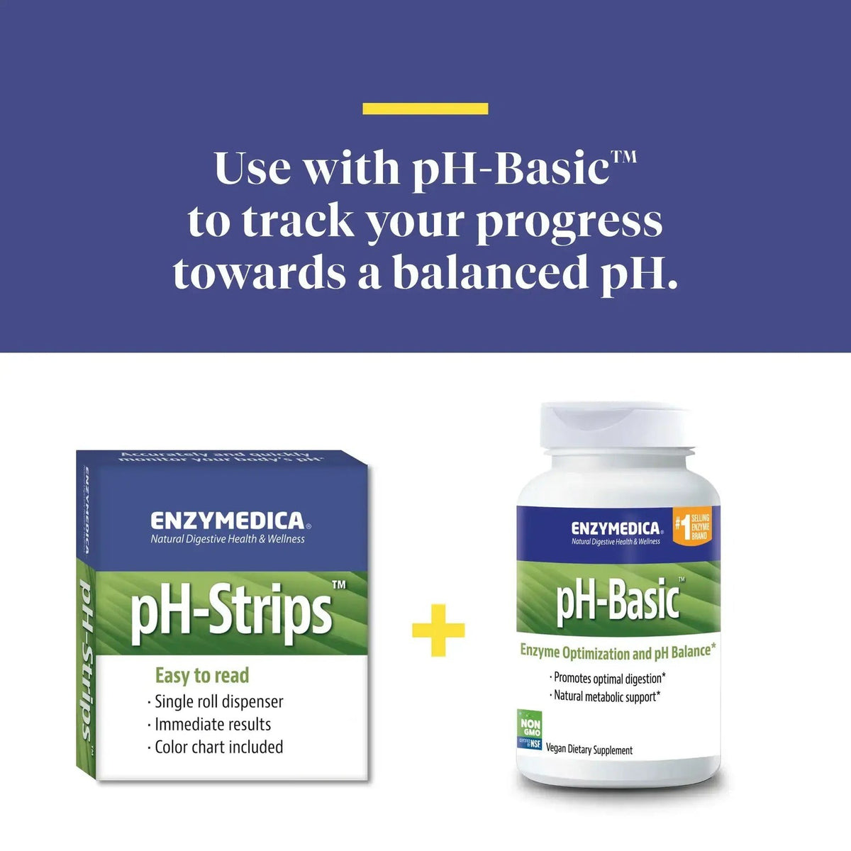 Enzymedica pH-Strips Tiras Reactivas de pH Rollo de 4.5 m