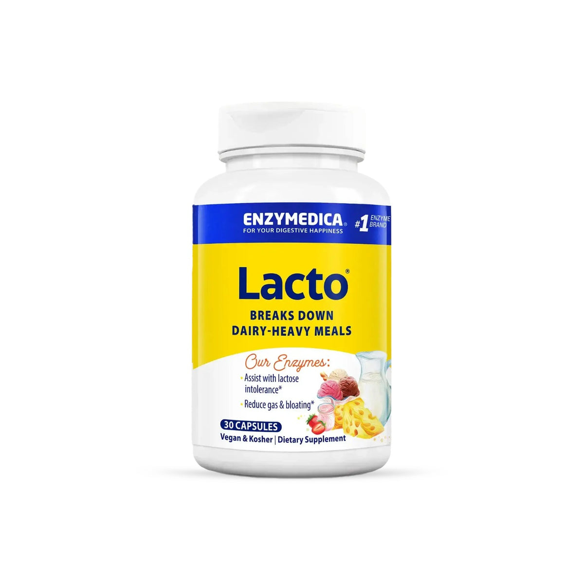 Enzymedica Lacto 30 Cápsulas Vegetales