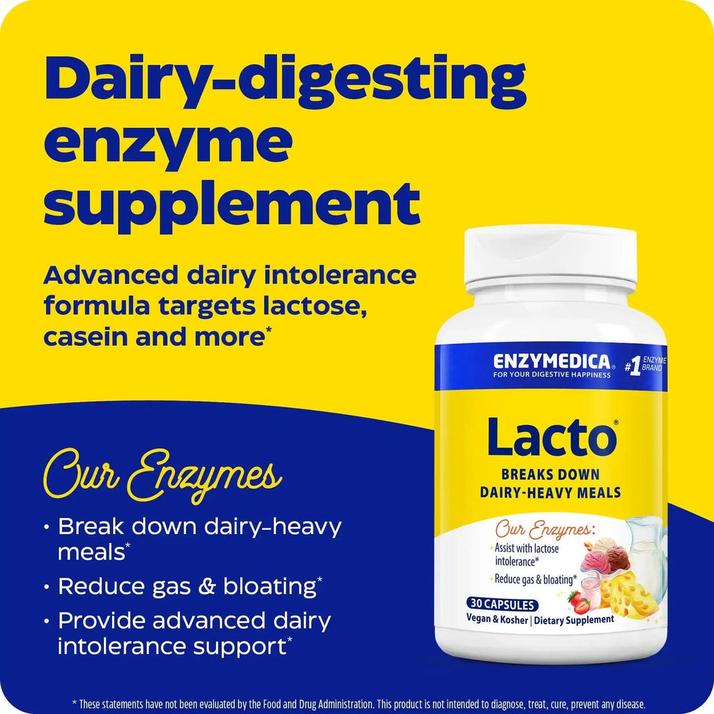 Enzymedica Lacto 90 Cápsulas Vegetales