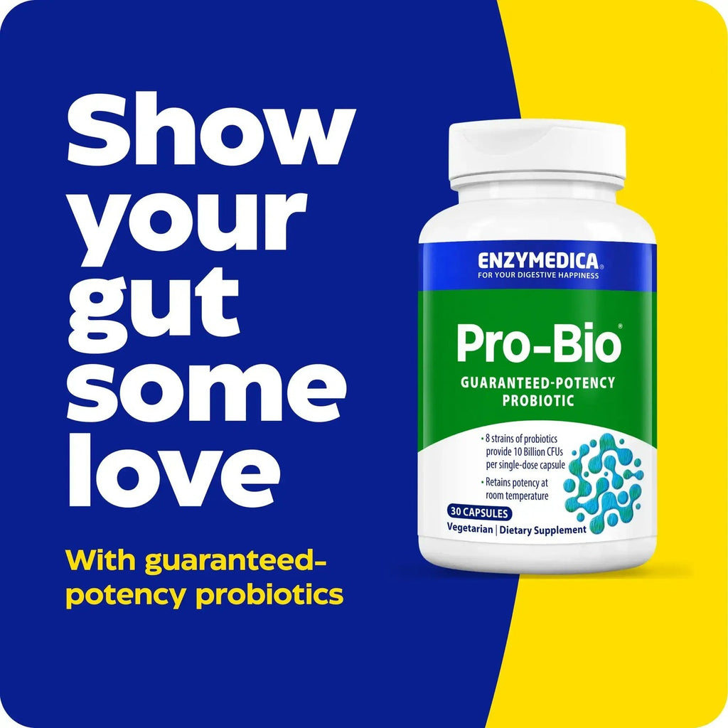 Enzymedica Pro-Bio Probiótico 10 Mil Millones UFC 90 Cápsulas Vegetales