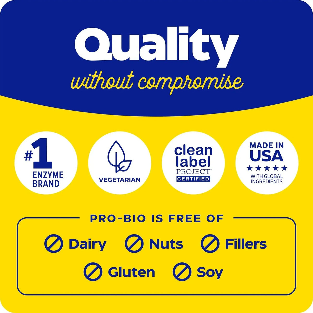 Enzymedica Pro-Bio Probiótico 10 Mil Millones UFC 90 Cápsulas Vegetales