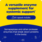 Enzymedica SerraGold Serrapeptasa de Alta Potencia 60 Cápsulas Vegetales
