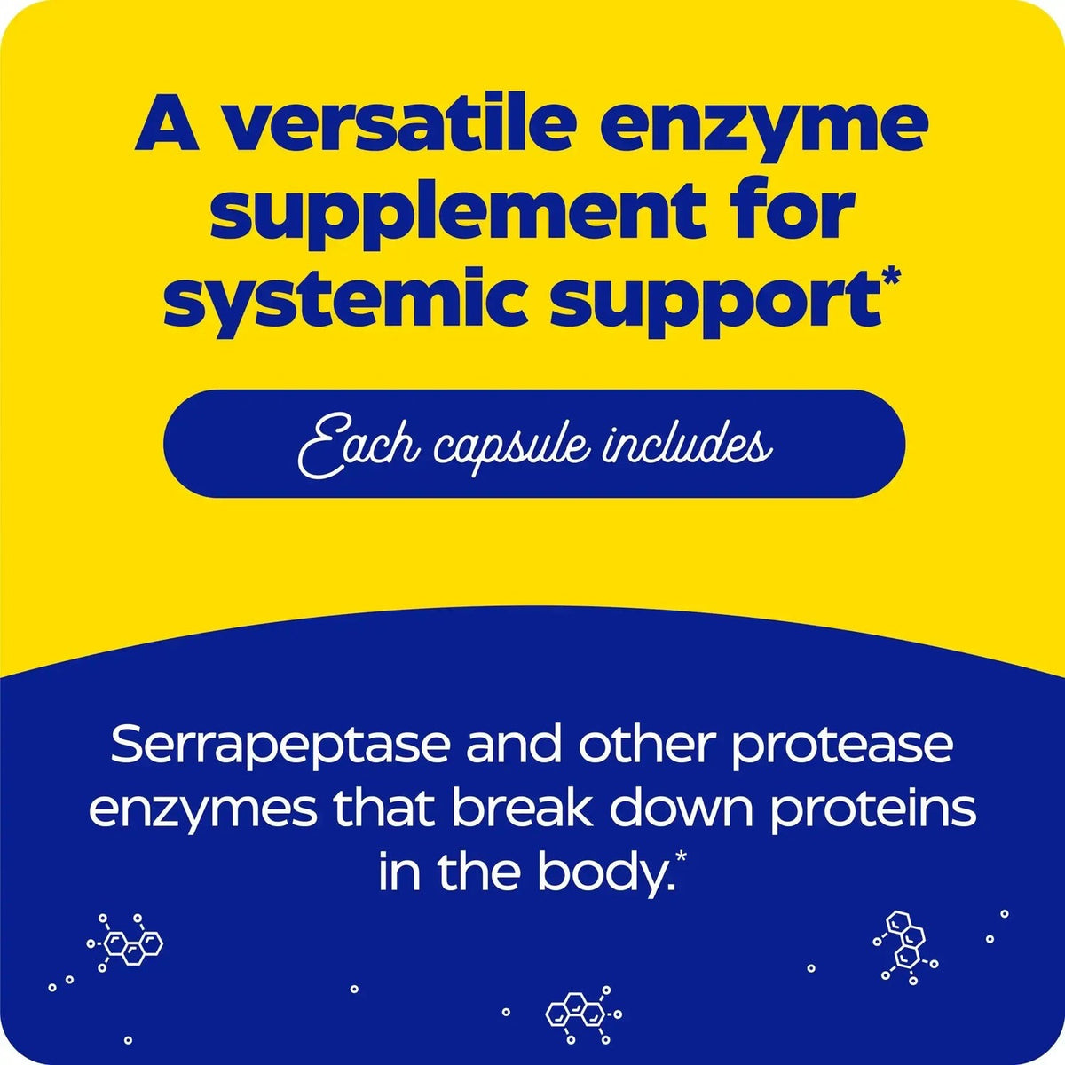 Enzymedica SerraGold Serrapeptasa de Alta Potencia 60 Cápsulas Vegetales