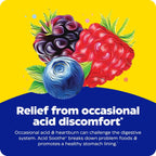 Enzymedica Acid Soothe 30 Tabletas Masticables Sabor Bayas Mixtas